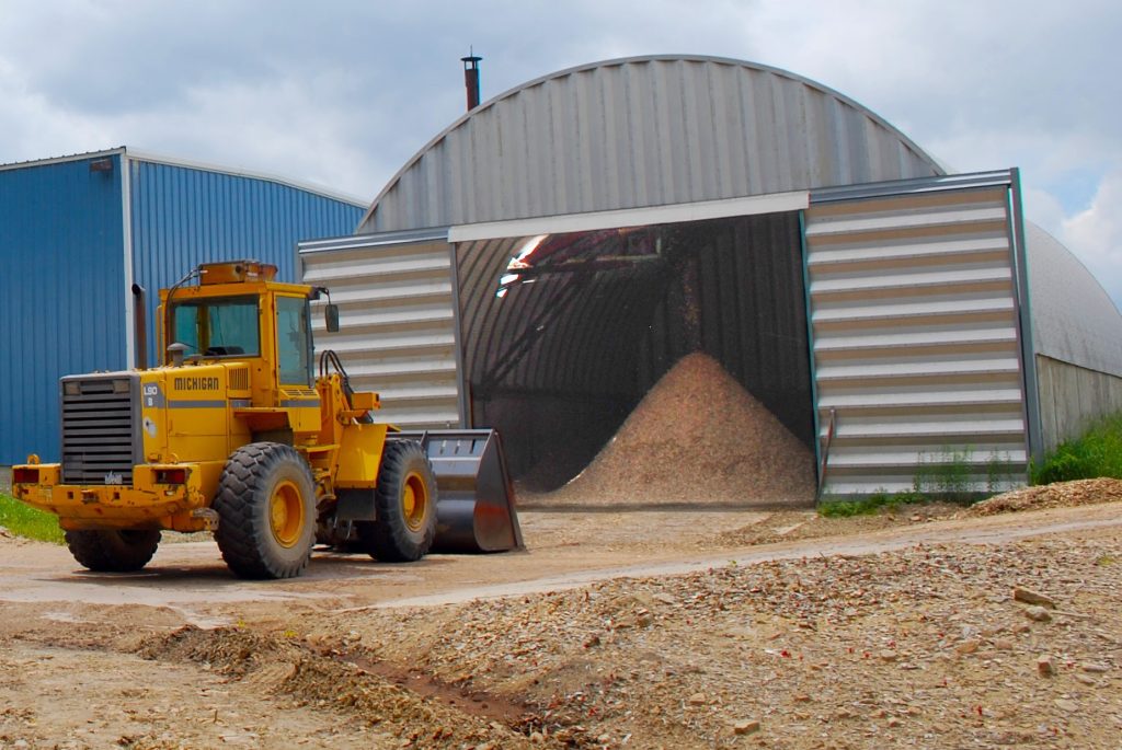 Estructura agrícola para almacenamiento de granos