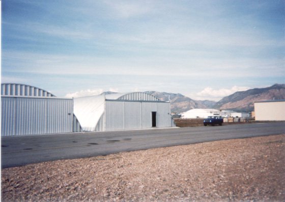 Estructura Quonset para hangar