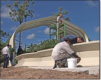 Instalando una estructura Quonset