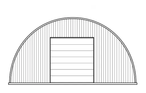 Ilustración de estructura en arco Modelo-Q