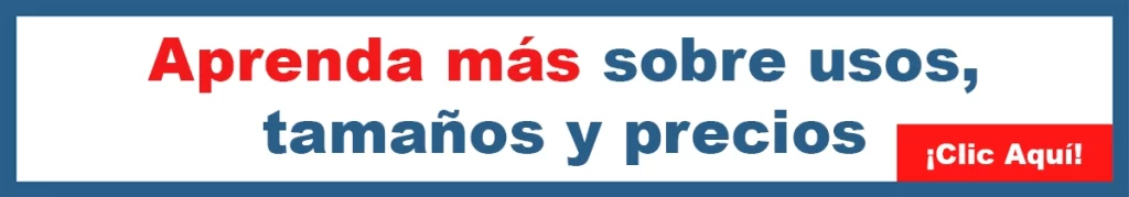 Más información sobre usos, tamaños y precios de los contenedores.