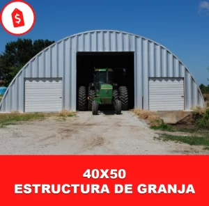 Estructuras de acero para granja 40x50