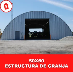 Estructuras de acero para granja 50x60