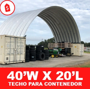 Techo para contenedor 40x20