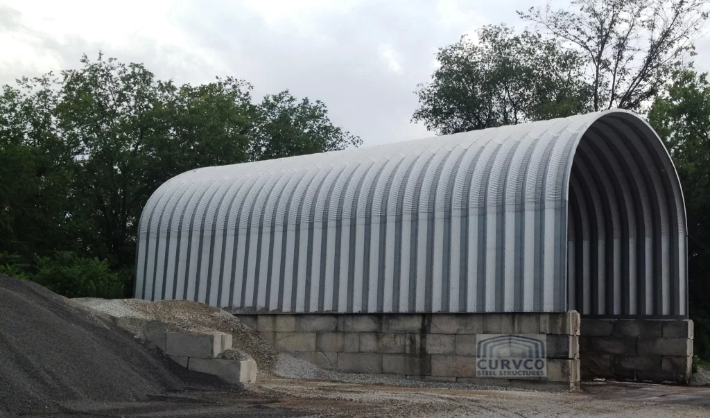 Domos Quonset para Almacenamiento de Sal