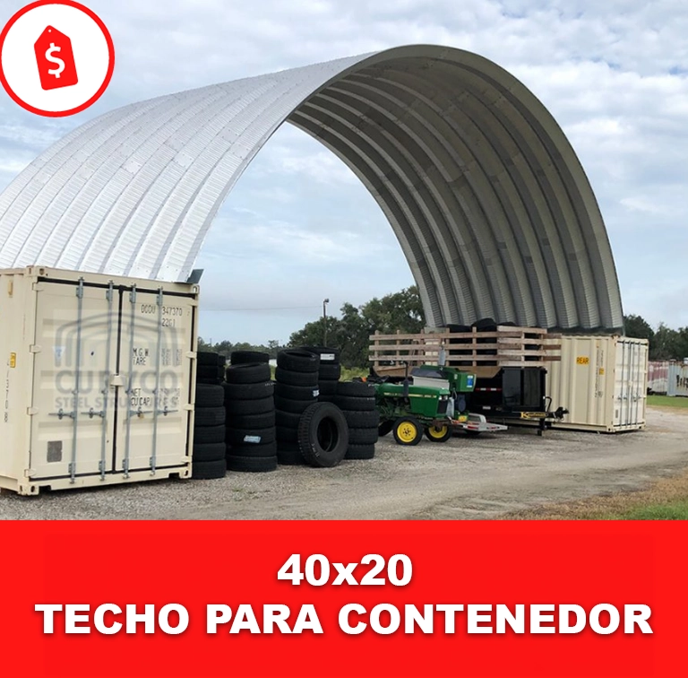 Techo para contenedor 40x20