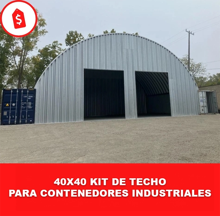 40x40 Kit de Techo Para Contenedores Industriales