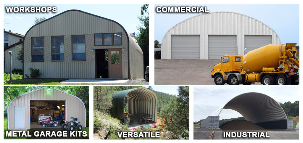 Steel Building Kits, Metal Buildings, Garages, Workshops & Quonset Huts.