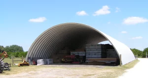 50x100 Quonset Hut Home Kit - Curvco Steel Buildings