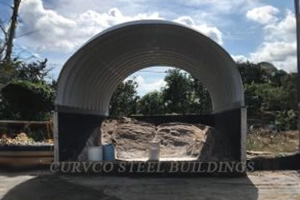 Salt & Sand Storage Buildings - Curvco Steel Buildings